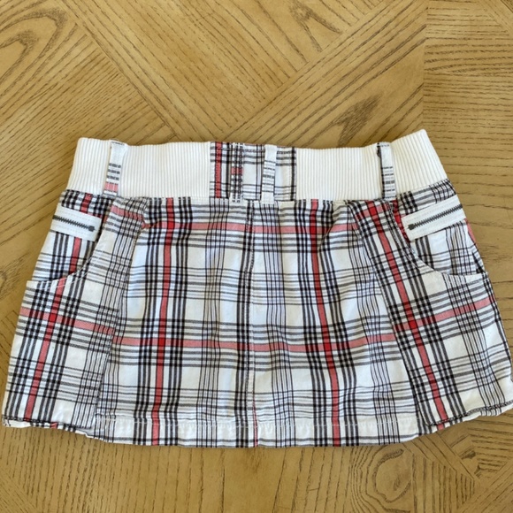 Hurley Plaid Mini Skirt - Picture 2 of 5